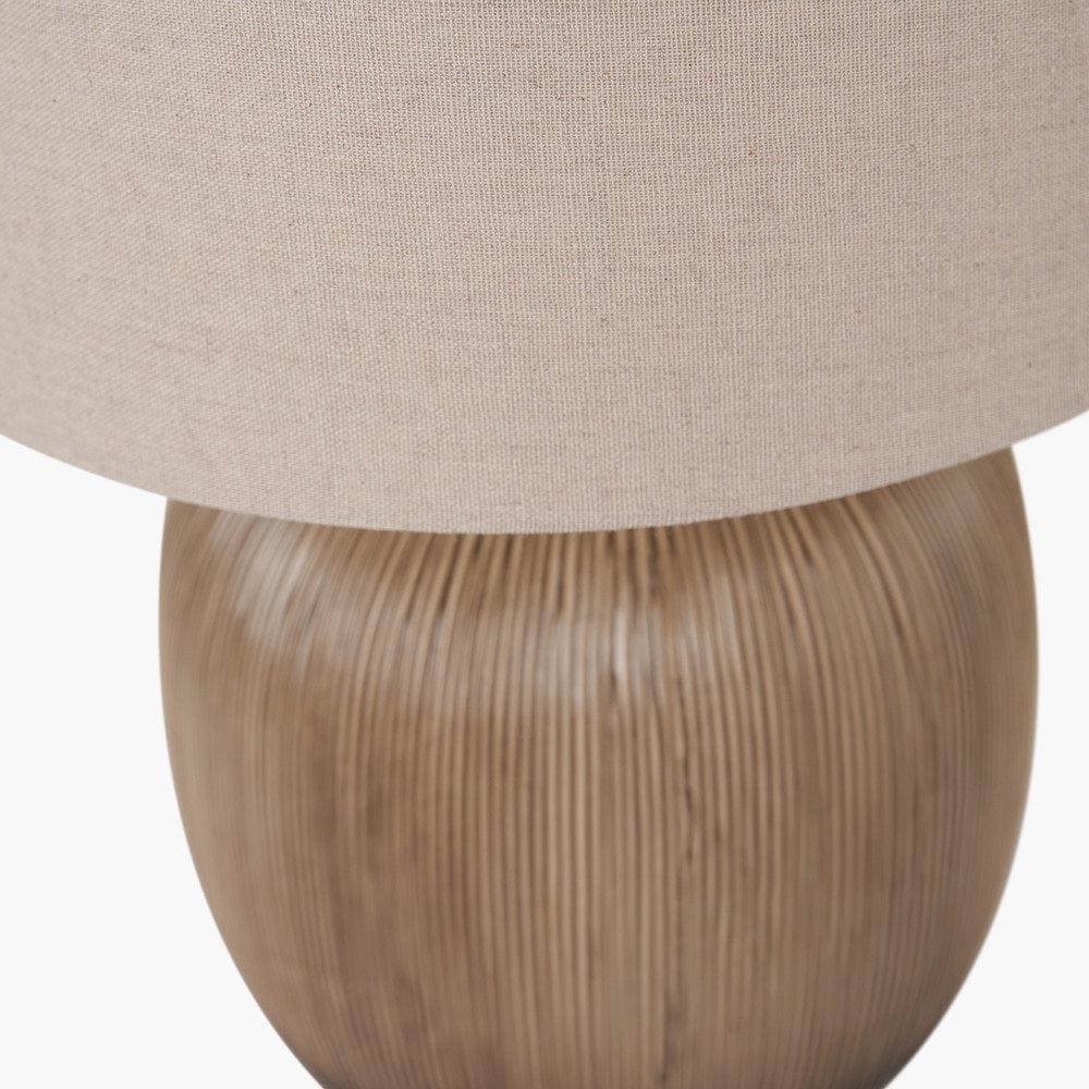 GRETA BLACK TEXTURED CERAMIC TABLE LAMP WITH LAMPSHADE-Pacific Lifestyle-South Charlotte Fine Lighting