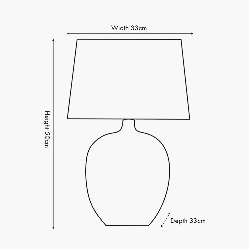 GRETA NATURAL AND CREAM TEXTURED CERAMIC TABLE LAMP WITH LAMPSHADE-Pacific Lifestyle-South Charlotte Fine Lighting