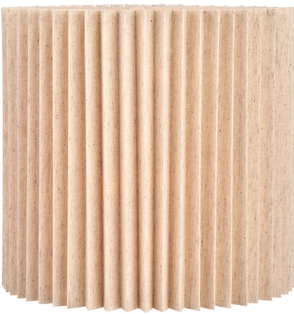 Callista 35cm Natural Linen Hard Pleat Lampshade