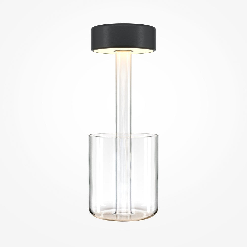 AI Collaboration Table Lamp In Black And Clear-Maytoni-South Charlotte Fine Lighting