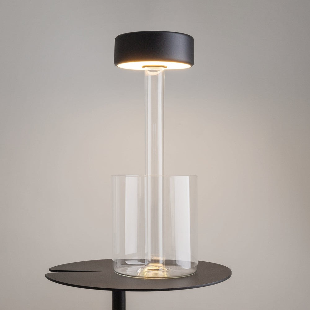 AI Collaboration Table Lamp In Black And Clear-Maytoni-South Charlotte Fine Lighting