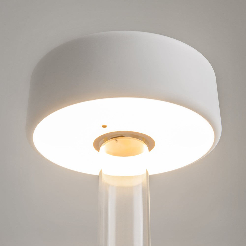 AI Collaboration Table Lamp In White And Clear-Maytoni-South Charlotte Fine Lighting