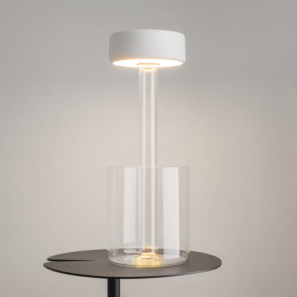 AI Collaboration Table Lamp In White And Clear-Maytoni-South Charlotte Fine Lighting