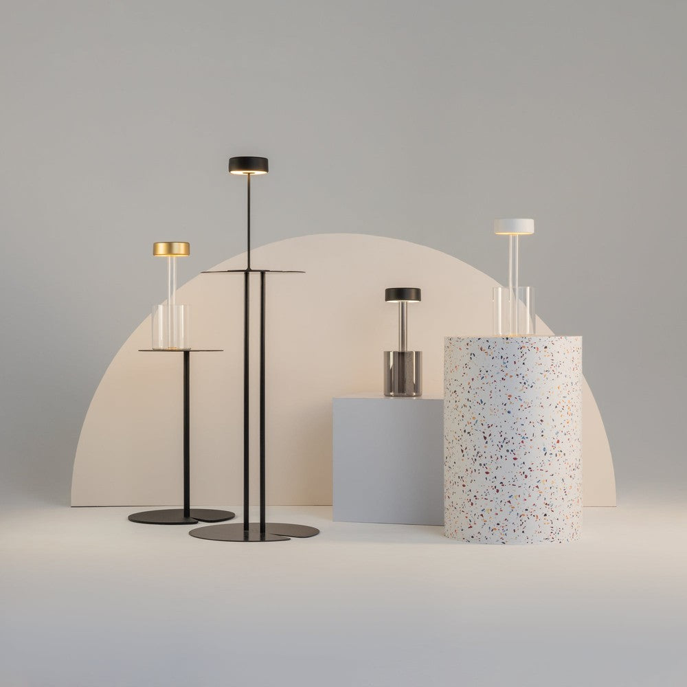 AI Collaboration Table Lamp With Gold And Clear Styling-Maytoni-South Charlotte Fine Lighting