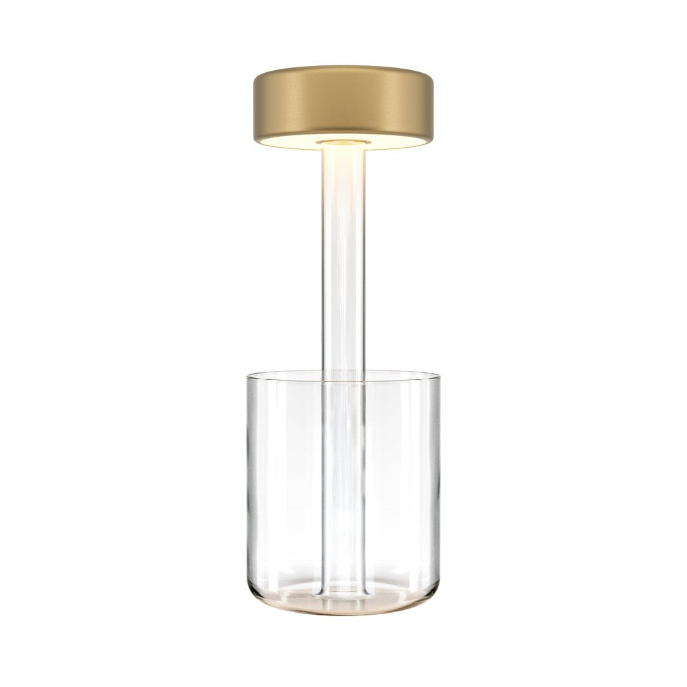 AI Collaboration Table Lamp With Gold And Clear Styling-Maytoni-South Charlotte Fine Lighting