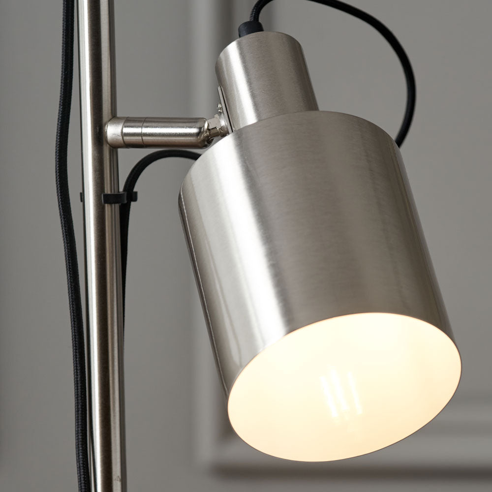 Each of the Aaron floor lights will swivel in the direction you need