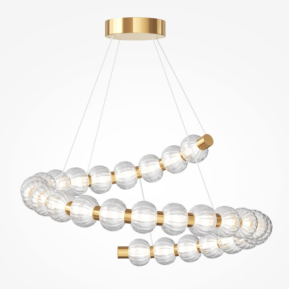 Amulet Pendant Lamp Spiral With Gold Styling-Maytoni-South Charlotte Fine Lighting