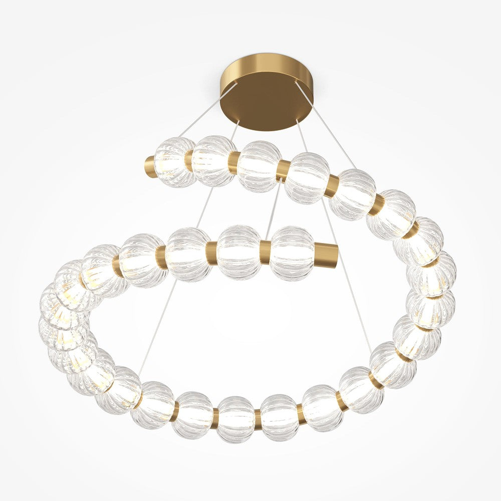 Amulet Pendant Lamp Spiral With Gold Styling-Maytoni-South Charlotte Fine Lighting