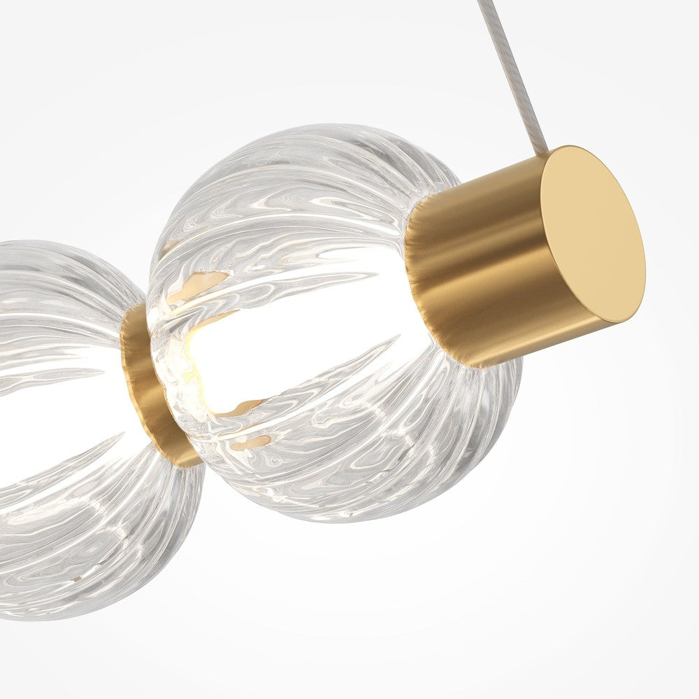 Amulet Pendant Lamp Spiral With Gold Styling-Maytoni-South Charlotte Fine Lighting