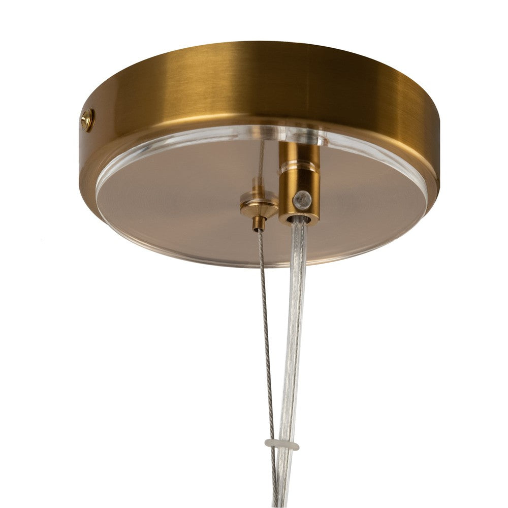 Arco Pendant Lamp With Brass Styling-Maytoni-South Charlotte Fine Lighting