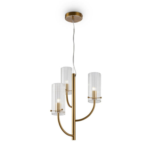 Arco Pendant Lamp With Brass Styling-Maytoni-South Charlotte Fine Lighting