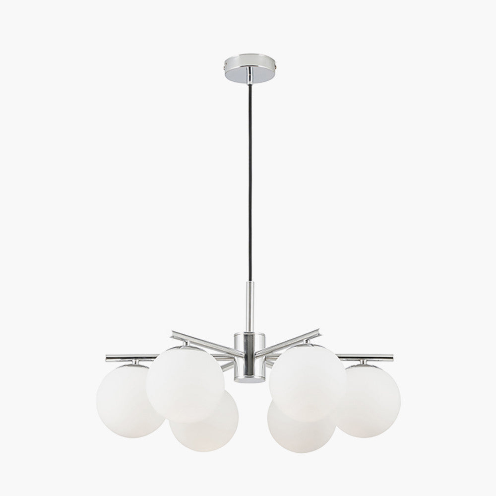 Asterope chrome pendant lights