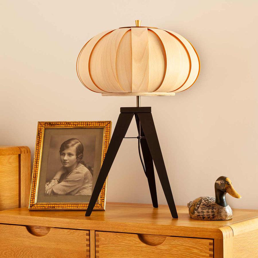 Baby Bloom tripod lamp sold at South Charlotte Fine Lighting