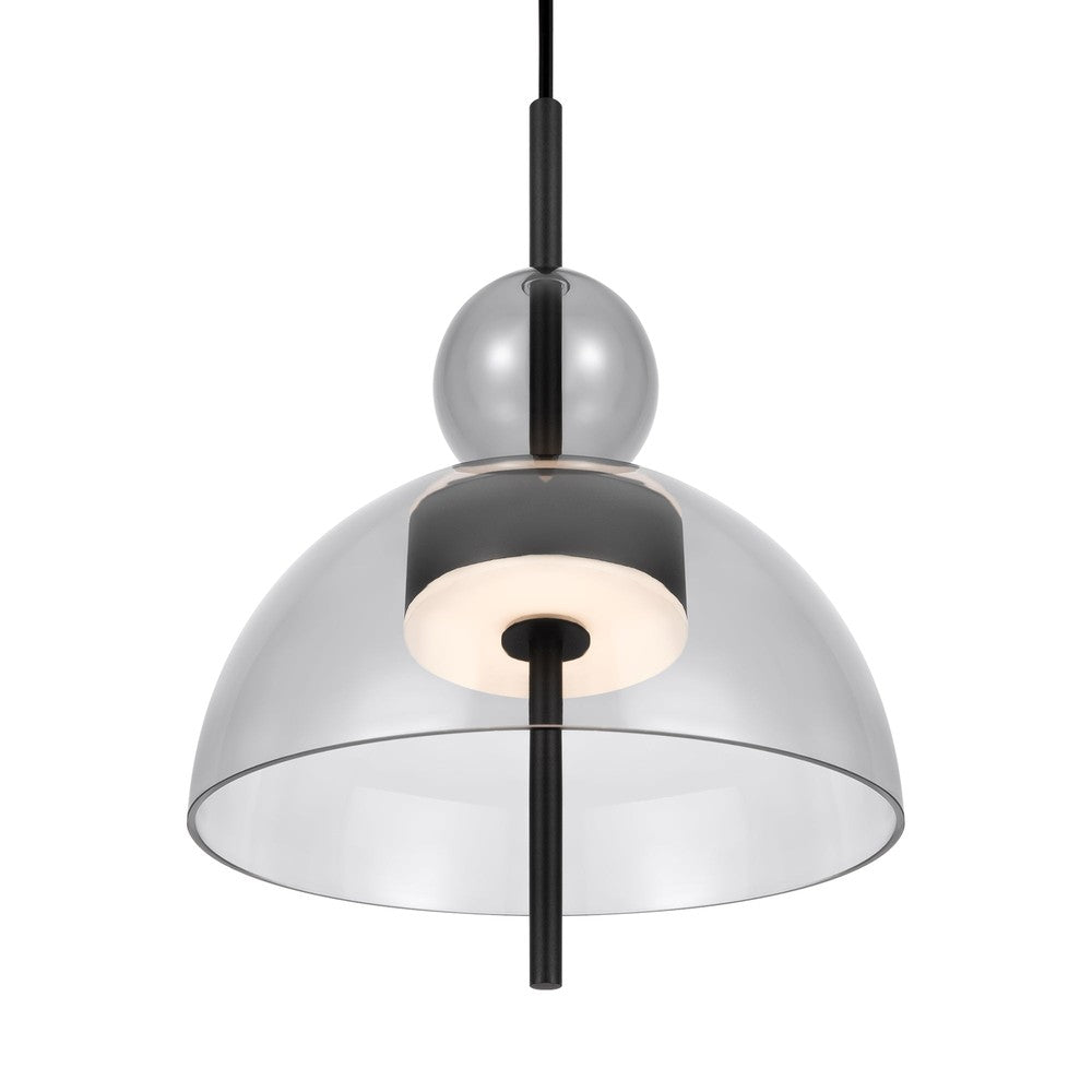 Bangkok Dome Pendant Lamp - Grey Lampshade-Maytoni-South Charlotte Fine Lighting