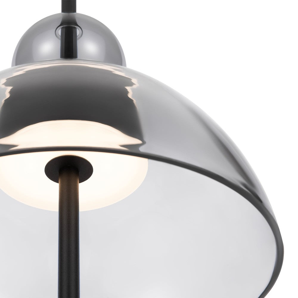 Bangkok Dome Pendant Lamp - Grey Lampshade-Maytoni-South Charlotte Fine Lighting