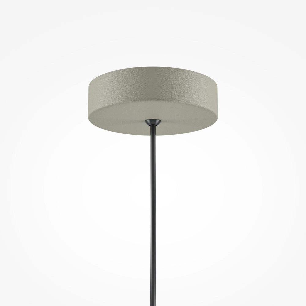Basic Colours Dome Pendant Lamp In Grey-Maytoni-South Charlotte Fine Lighting