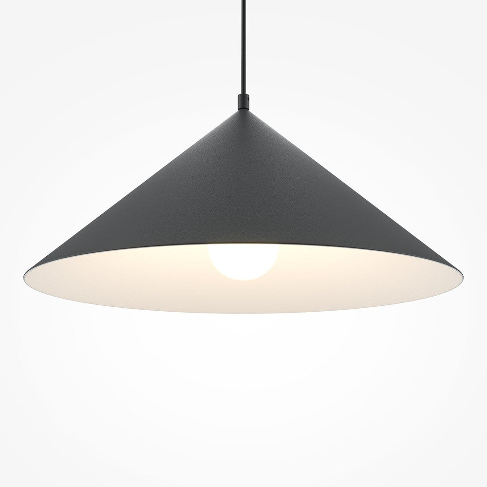 Basic Colours Pendant Lamp In Black-Maytoni-South Charlotte Fine Lighting