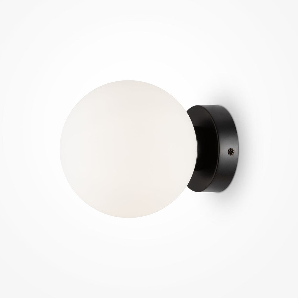Basic form Wall Lamp In Black - Small-Maytoni-South Charlotte Fine Lighting
