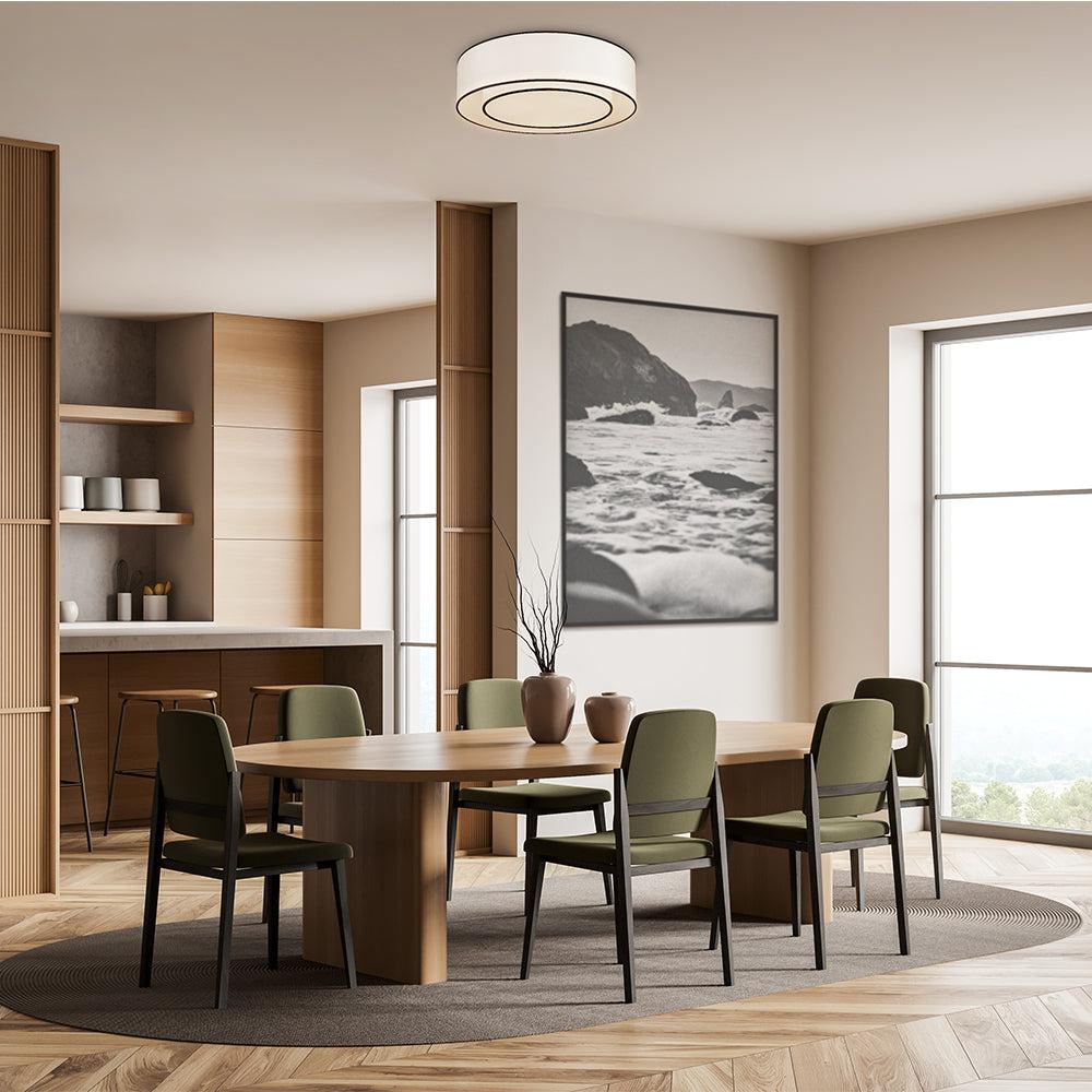 Bergamo Ceiling Lamp In White-Maytoni-South Charlotte Fine Lighting