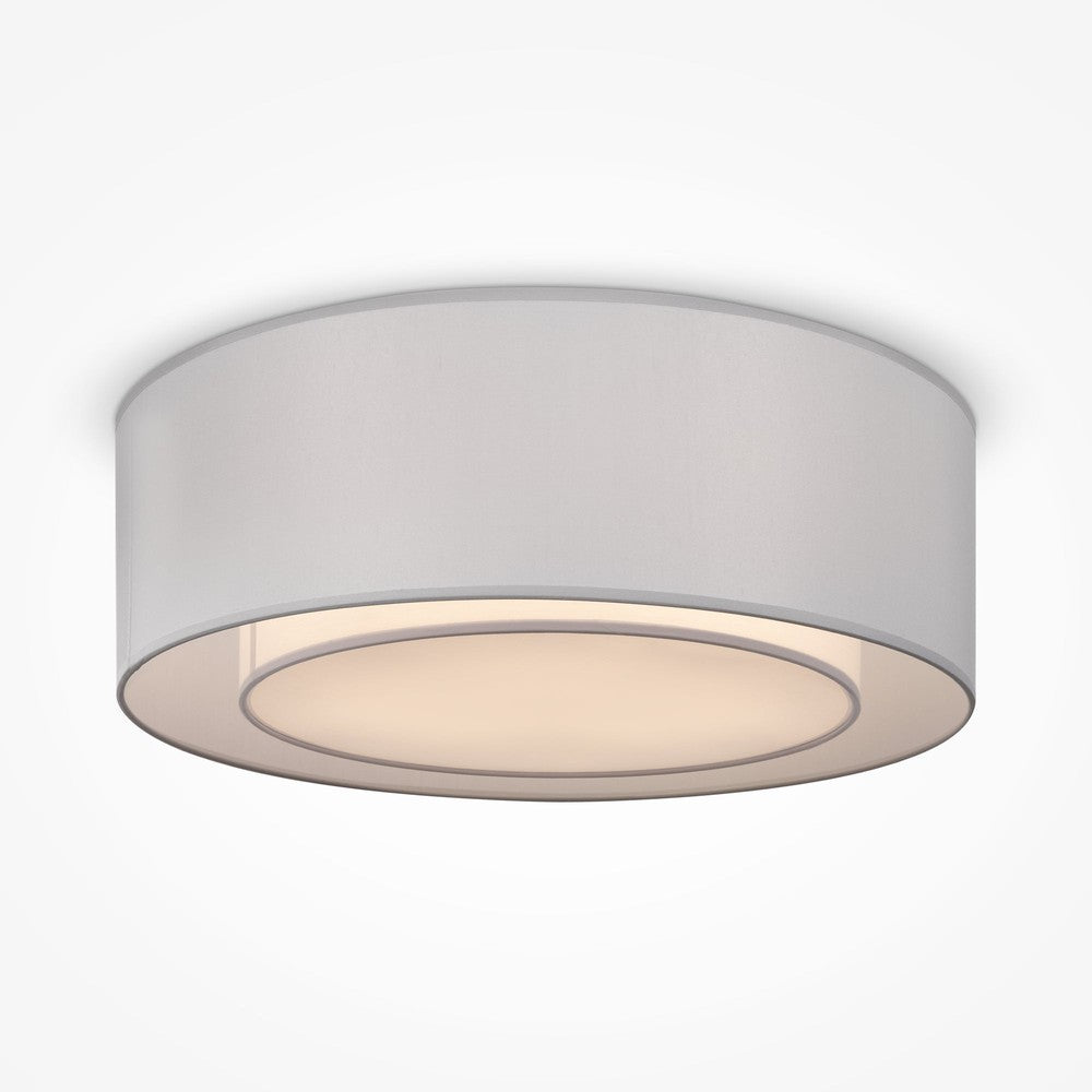 Bergamo Light Grey Ceiling Lamp With Chrome Styling-Maytoni-South Charlotte Fine Lighting