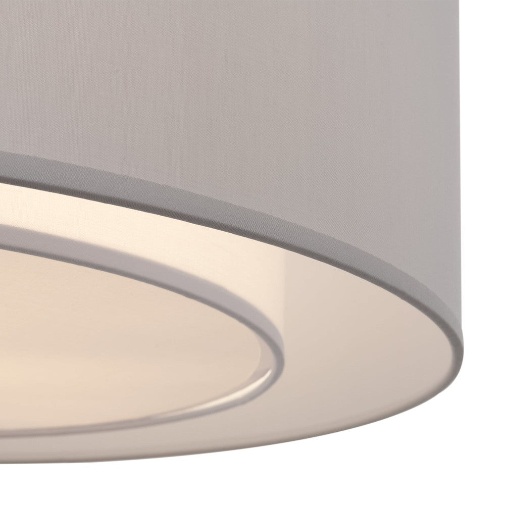 Bergamo Light Grey Ceiling Lamp With Chrome Styling-Maytoni-South Charlotte Fine Lighting