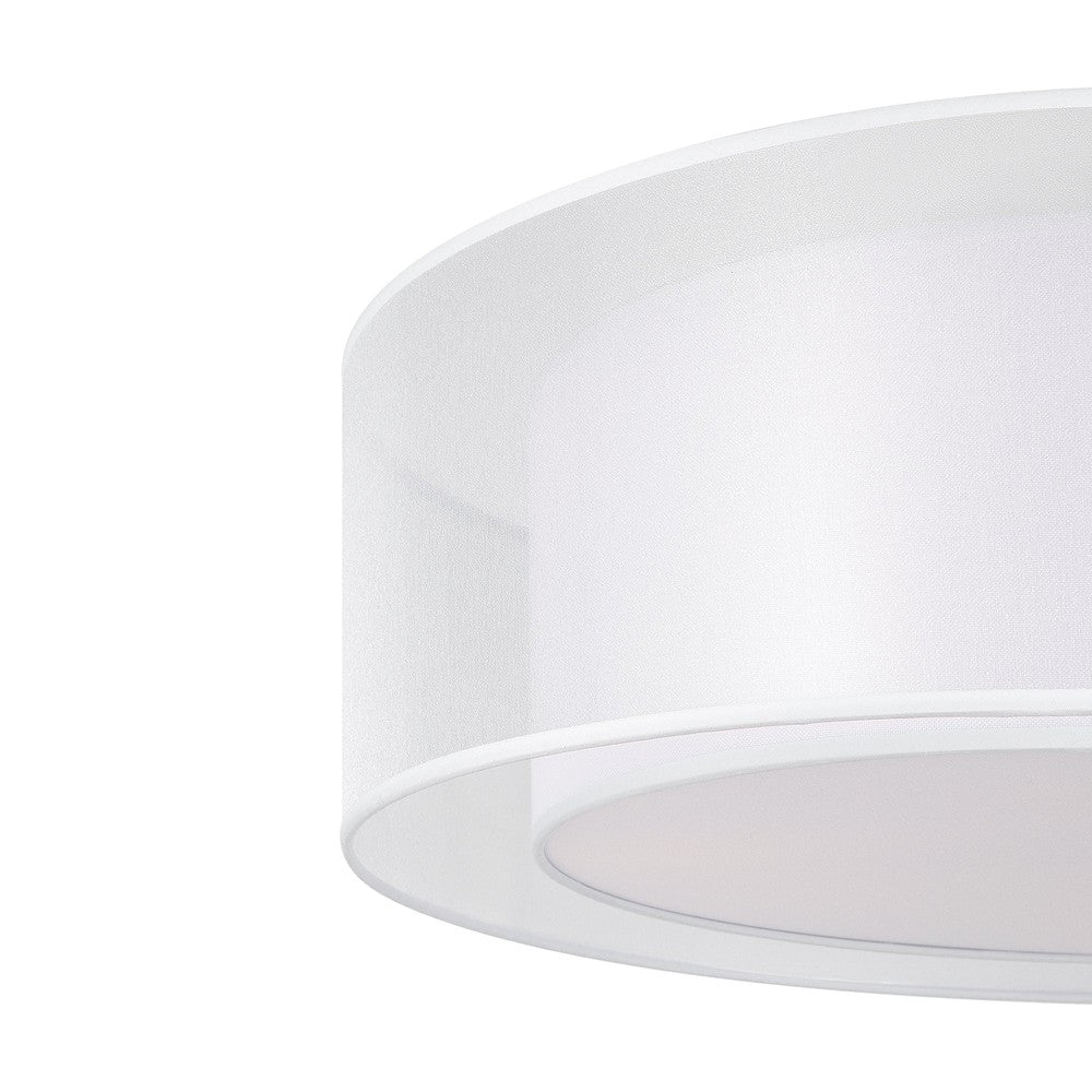 Bergamo Translucent Ceiling Lamp In White-Maytoni-South Charlotte Fine Lighting