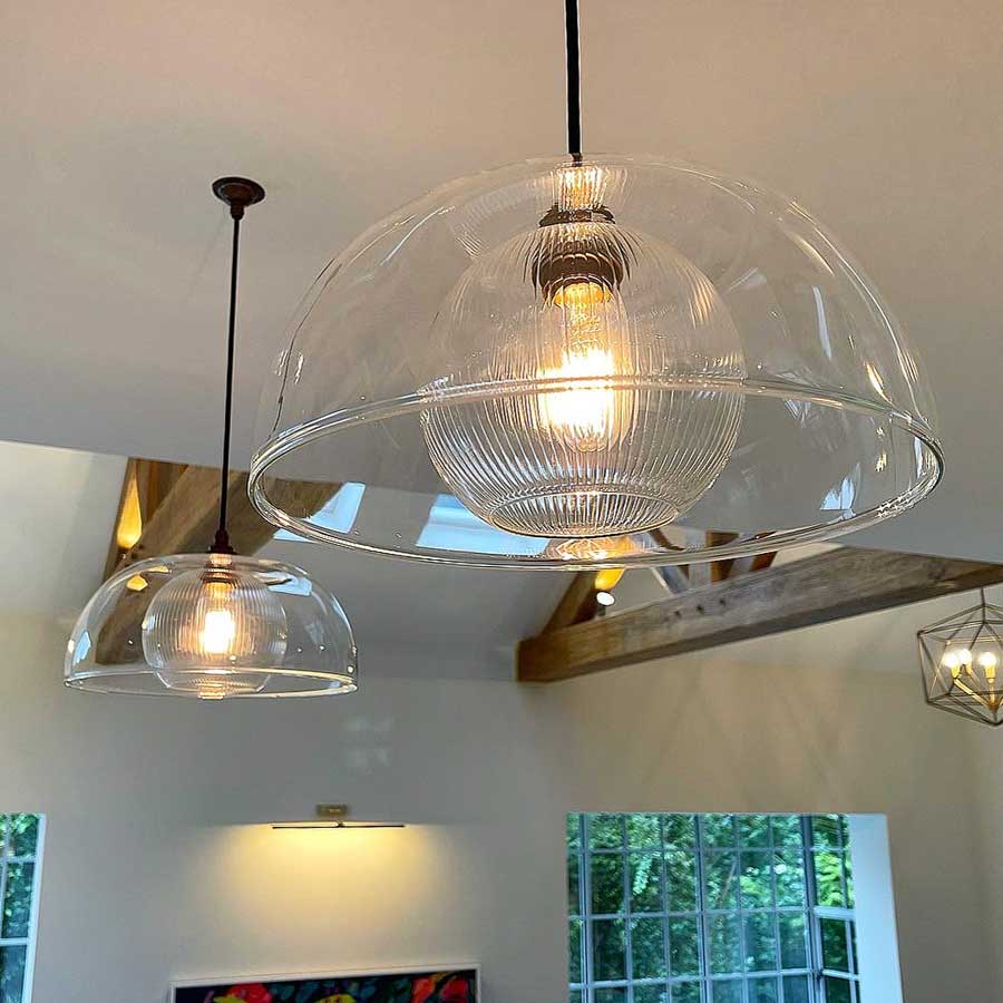 BEXLEY PENDANT V2 - LARGE GLASS PENDANT LIGHT-Leverint-South Charlotte Fine Lighting