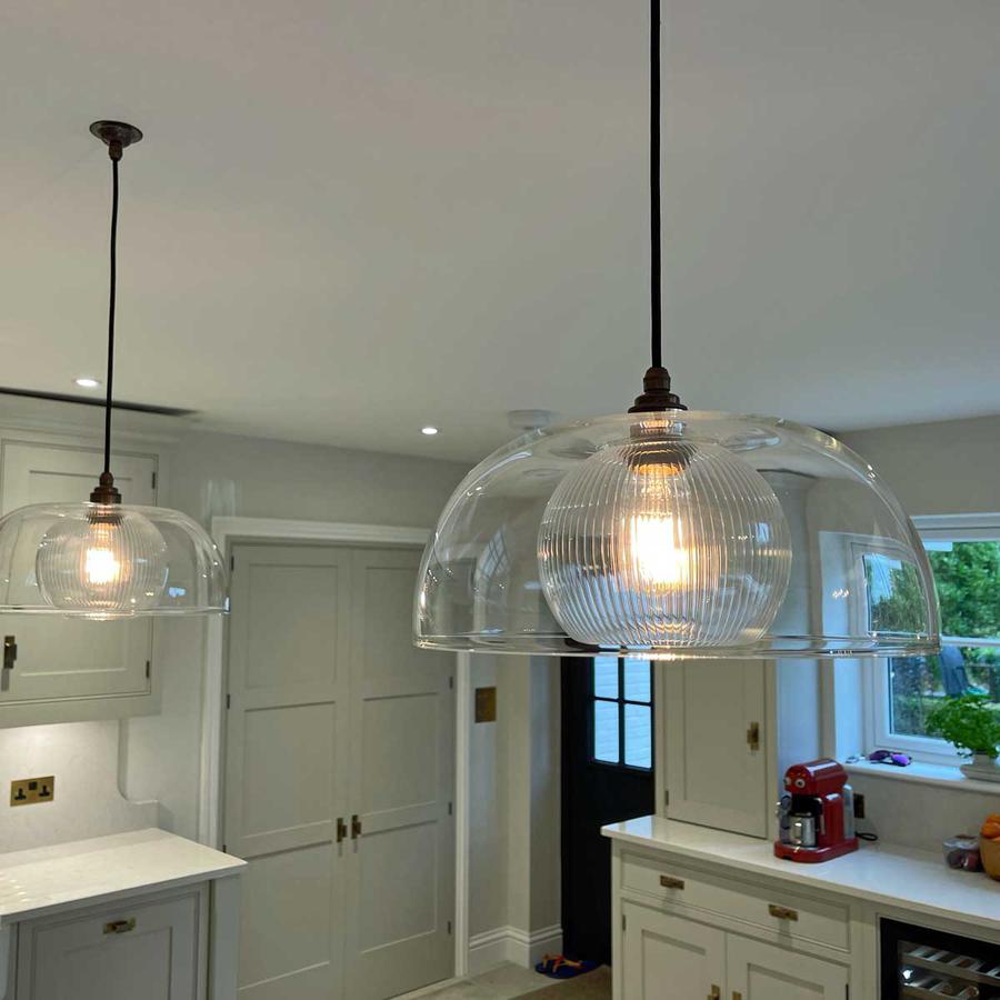 BEXLEY PENDANT V2 - LARGE GLASS PENDANT LIGHT-Leverint-South Charlotte Fine Lighting