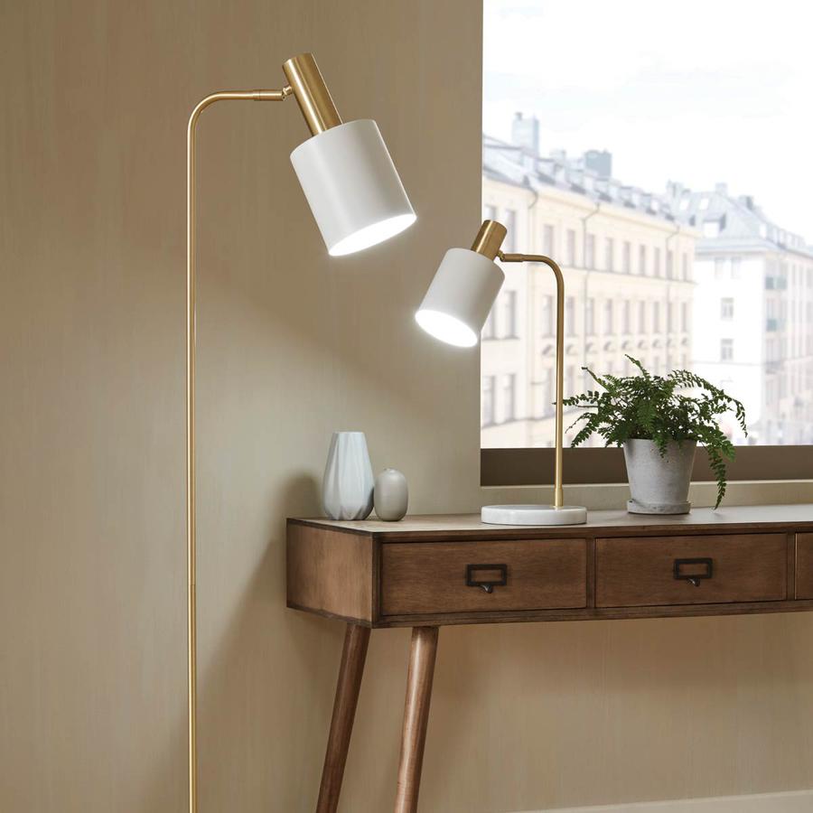 Biba home reading light pictured left with an optional desk light