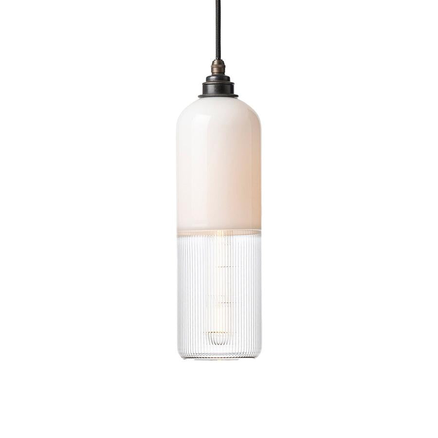 BICKLEY GLASS PENDANT LIGHT MIXED PROFILE - MEDIUM-Leverint-South Charlotte Fine Lighting