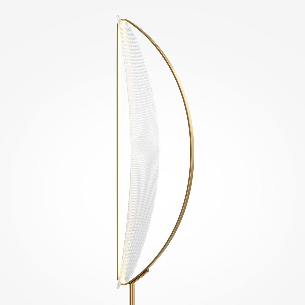 Breeze Floor Lamp With Brass Styling-Maytoni-South Charlotte Fine Lighting