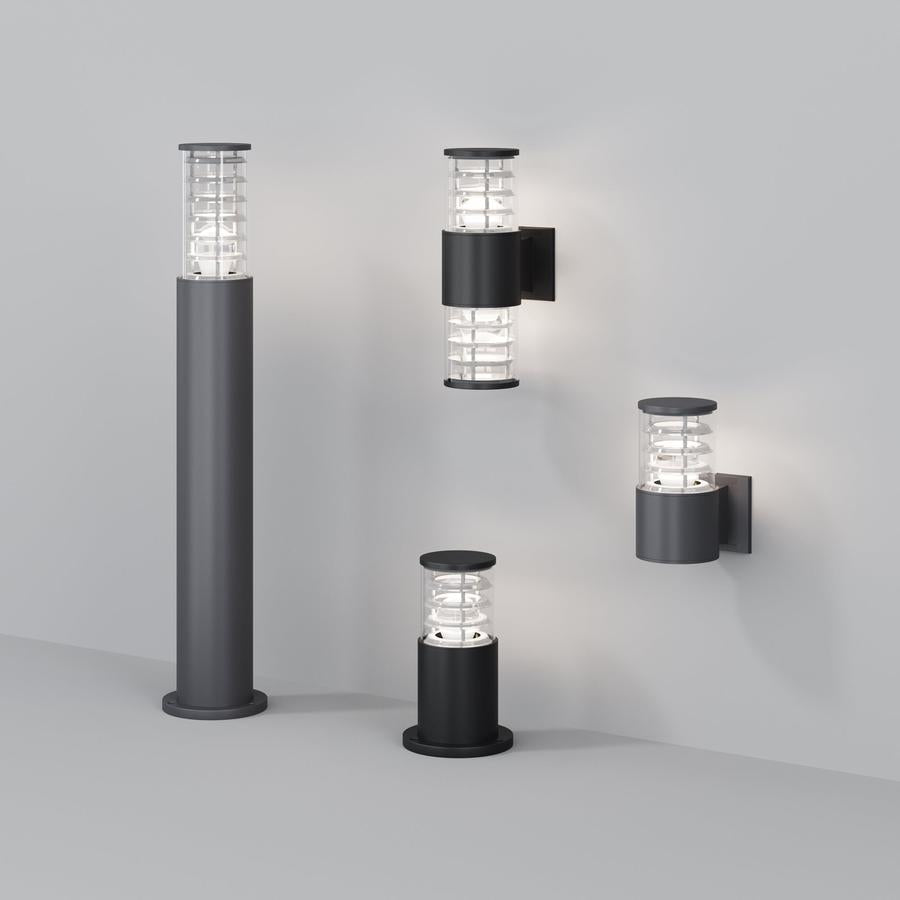 Bronx Wall Lamp Black One Way-Maytoni-South Charlotte Fine Lighting