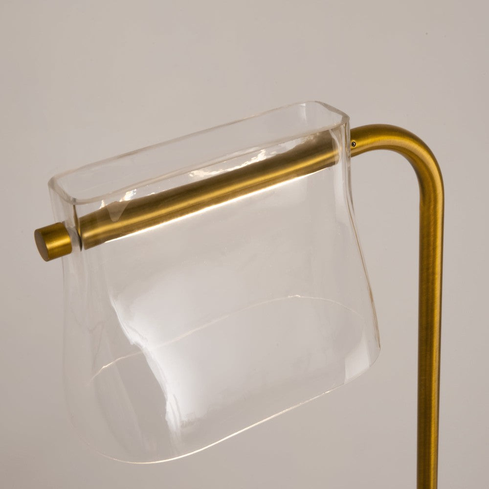 Cabaret Floor Lamp With Brass Styling-Maytoni-South Charlotte Fine Lighting