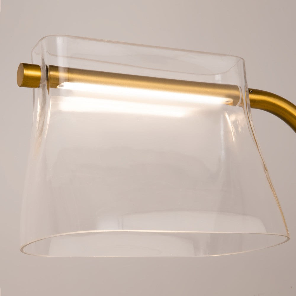 Cabaret Floor Lamp With Brass Styling-Maytoni-South Charlotte Fine Lighting
