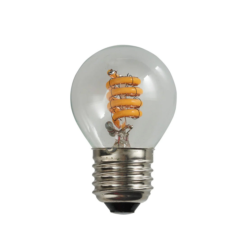 Well Lit Caso Dim to Warm LED Golf Ball Bulb E27 Edison Screw