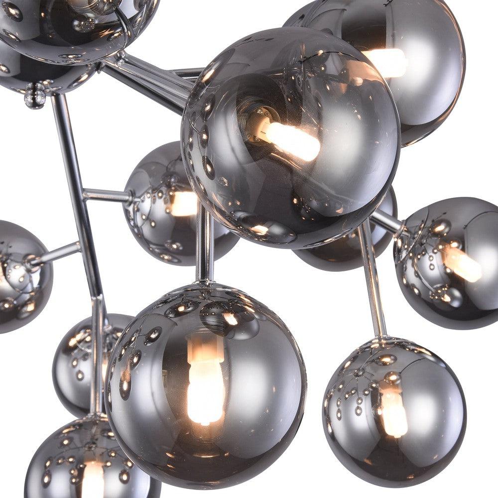 Dallas Chandelier With Chrome Styling - Large-Maytoni-South Charlotte Fine Lighting