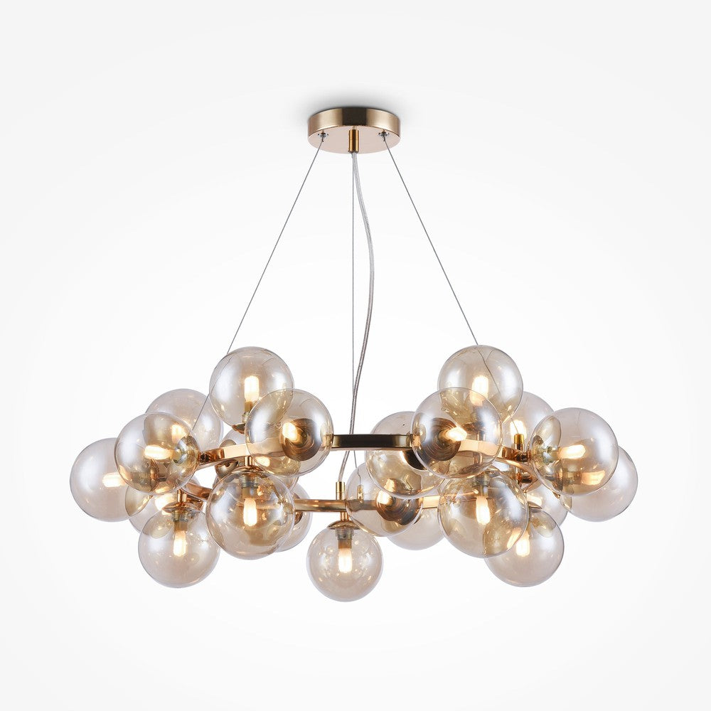 Dallas Chandelier With Gold Styling - Circular-Maytoni-South Charlotte Fine Lighting