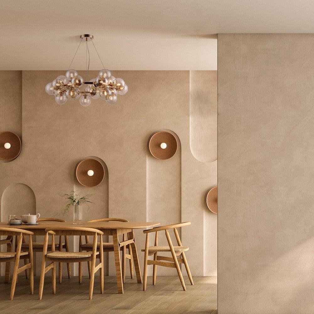 Dallas Chandelier With Gold Styling - Circular-Maytoni-South Charlotte Fine Lighting