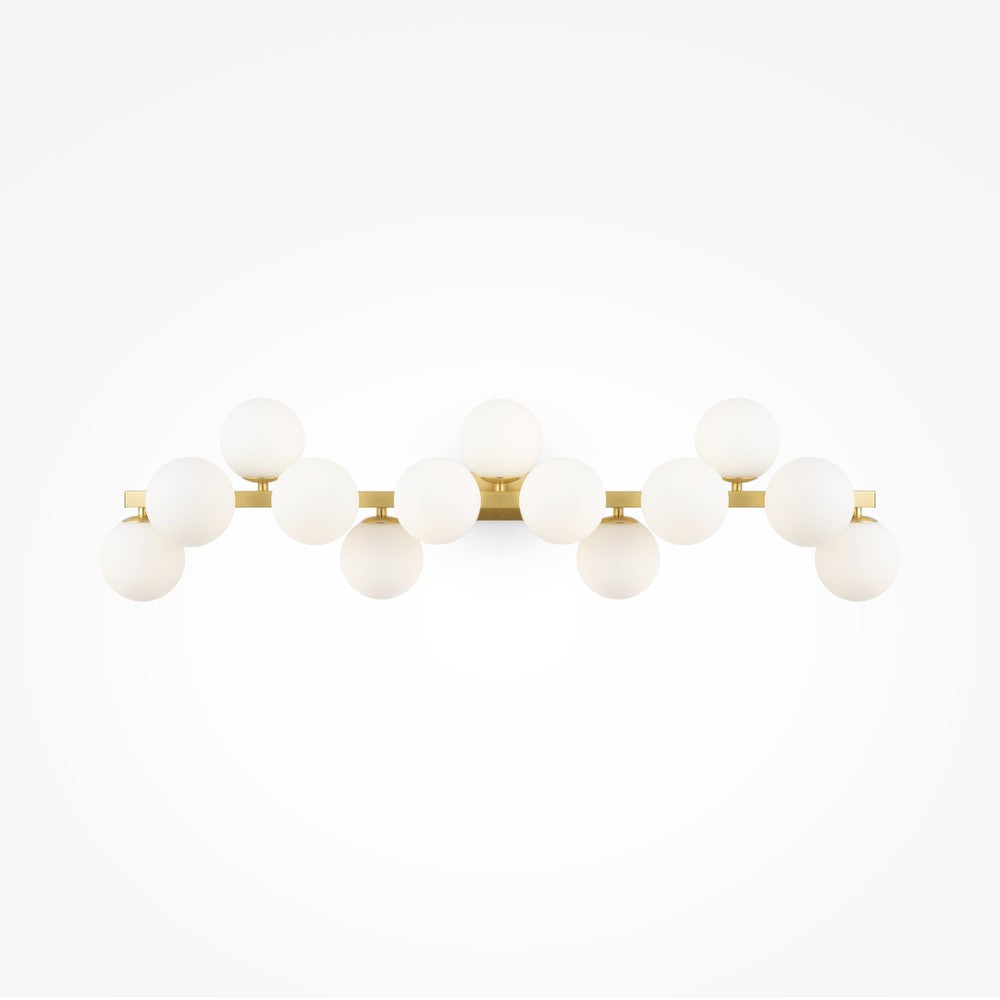 Dallas Linear Wall Lamp With Gold Styling-Maytoni-South Charlotte Fine Lighting