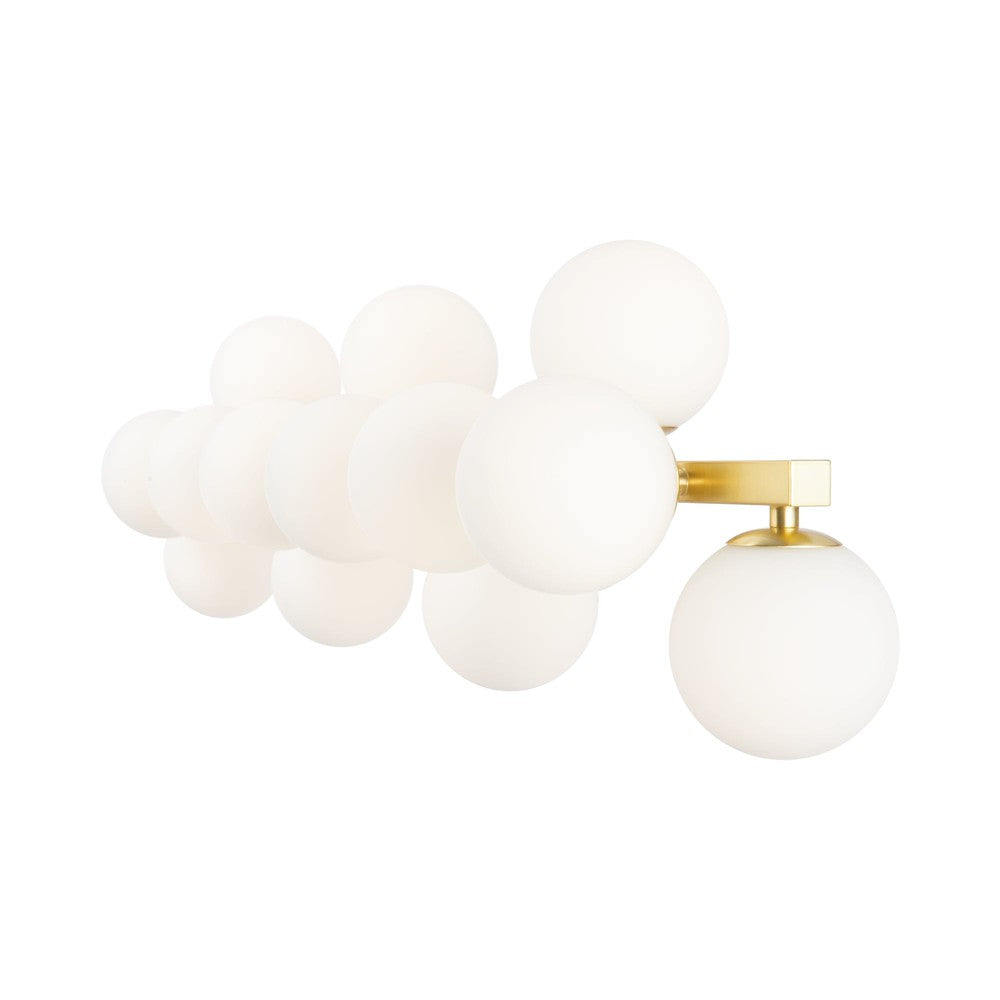 Dallas Linear Wall Lamp With Gold Styling-Maytoni-South Charlotte Fine Lighting