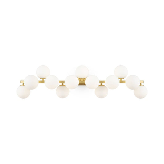 Dallas Linear Wall Lamp With Gold Styling-Maytoni-South Charlotte Fine Lighting