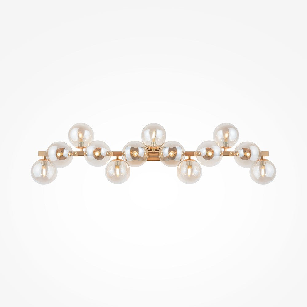 Dallas Long Wall Lamp With Gold Styling-Maytoni-South Charlotte Fine Lighting