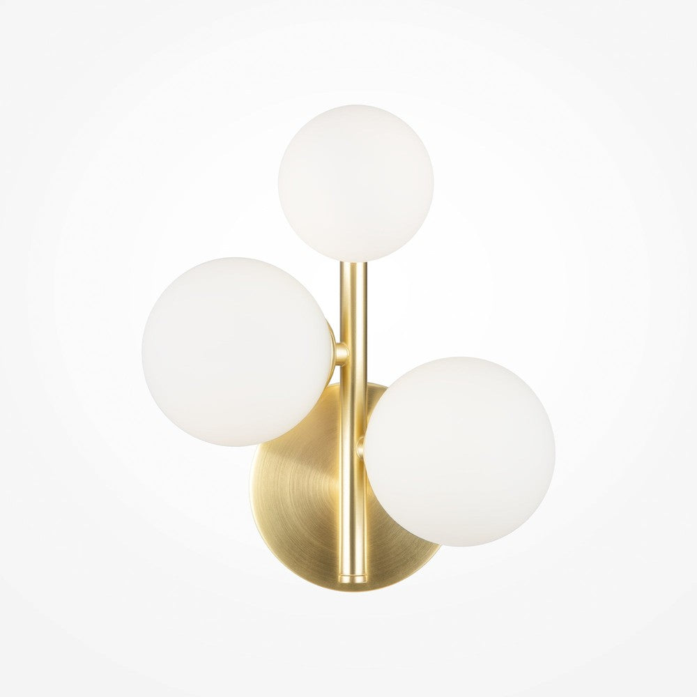 Dallas Wall Lamp Trio With Gold Styling-Maytoni-South Charlotte Fine Lighting