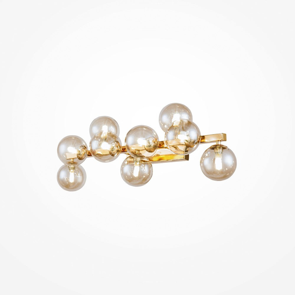 Dallas Wall Lamp With Gold Styling - Long-Maytoni-South Charlotte Fine Lighting