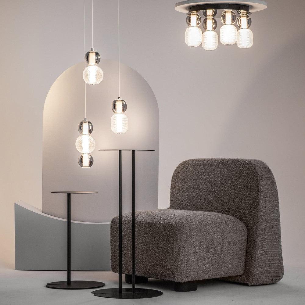 Drop Chandelier With Chrome Styling-Maytoni-South Charlotte Fine Lighting
