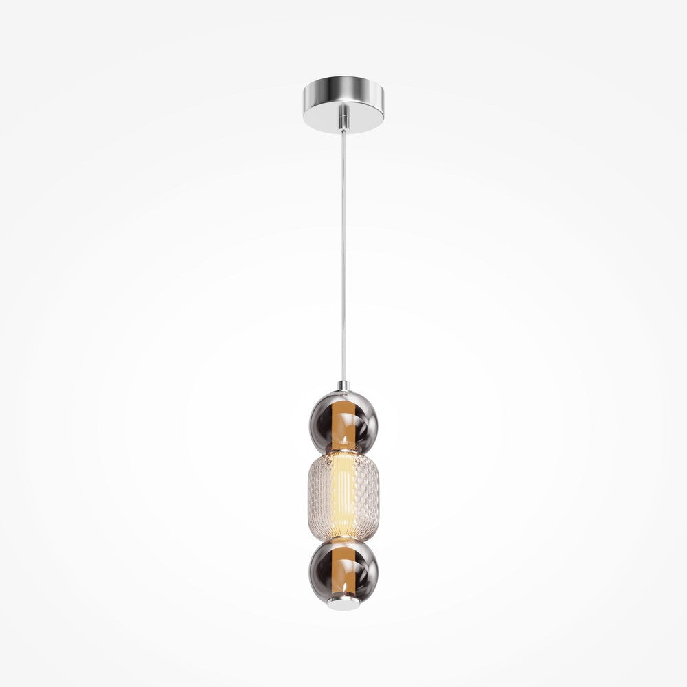 Drop Pendant Lamp With Chrome Styling-Maytoni-South Charlotte Fine Lighting