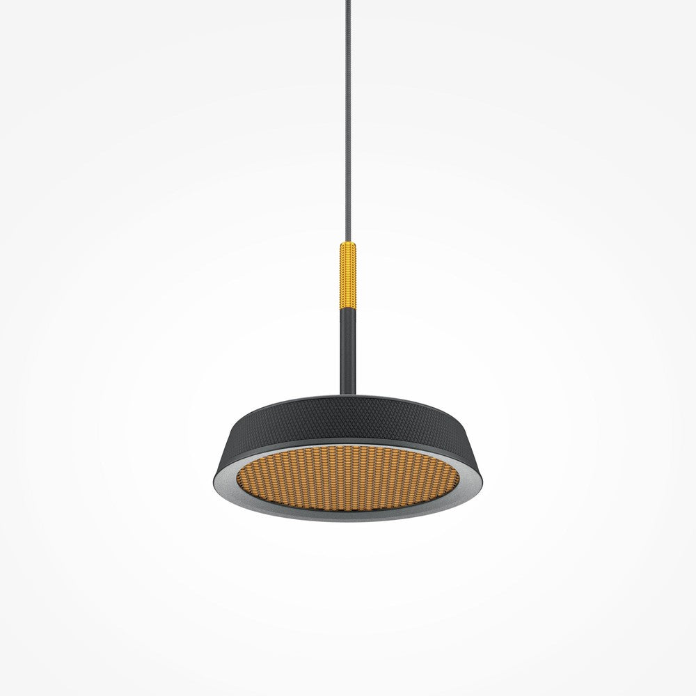 El Pendant Lamp With Black with gold Styling-Maytoni-South Charlotte Fine Lighting