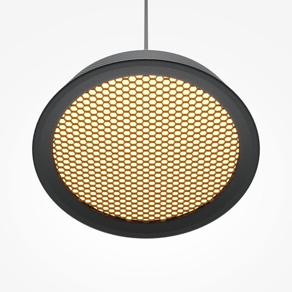El Pendant Lamp With Black with gold Styling-Maytoni-South Charlotte Fine Lighting