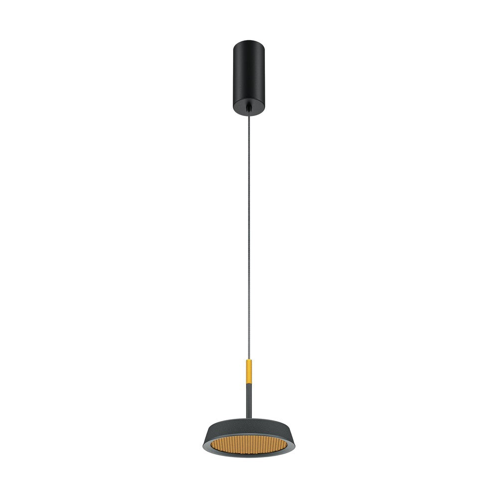 El Pendant Lamp With Black with gold Styling-Maytoni-South Charlotte Fine Lighting