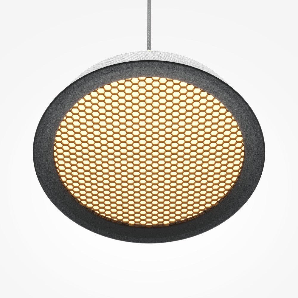 El Pendant Lamp With White with gold Styling-Maytoni-South Charlotte Fine Lighting